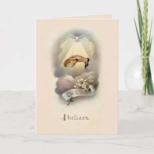 Tarjeta Bendición bautismal con Espíritu Santo