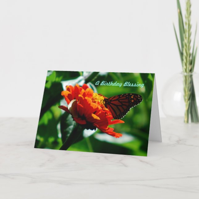 Tarjeta Bendición de cumpleaños (Anverso)