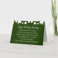 Bendición de cumpleaños irlandesa Inspiradora