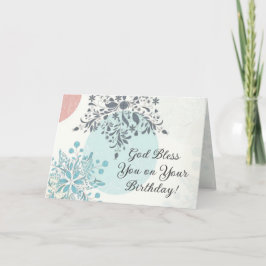 Tarjeta Bendición de cumpleaños número 6:24 El Señor Te Be