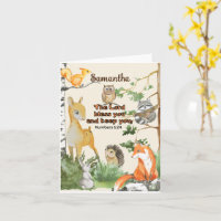 Bendición de las escrituras de animales de bosque 