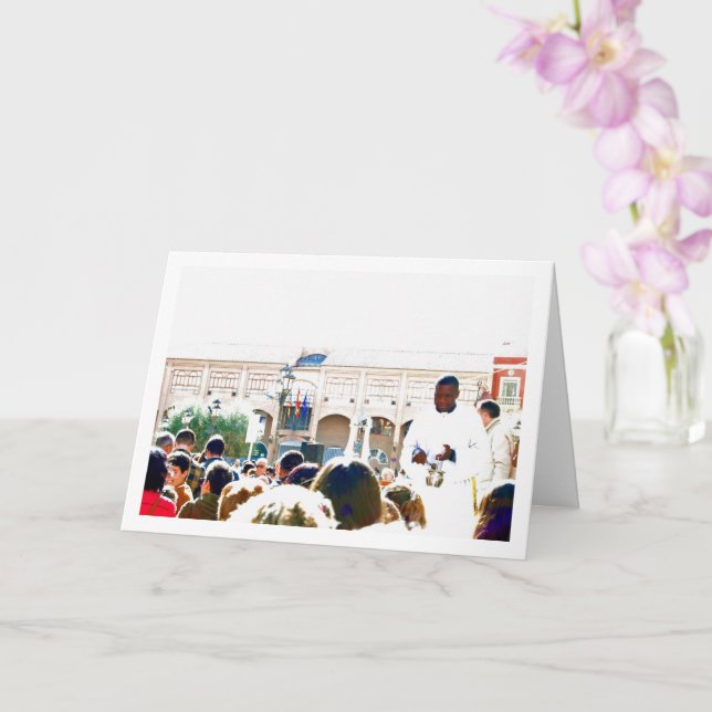 Tarjeta Bendición de las Mascotas en Spanish Town (Orquídea)