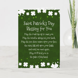 Tarjeta Bendición del Día de San Patricio por ti