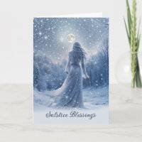 Bendición del Yule del Solsticio de Invierno Nieve