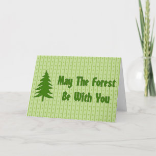Tarjeta Bendición forestal