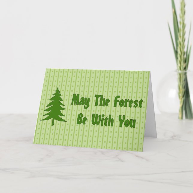 Tarjeta Bendición forestal (Anverso)