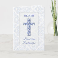 Bendiciones de Bautizo de Niño Cruces Remolinos de