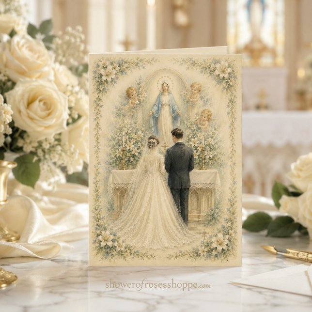 Tarjeta Bendiciones de Boda Católicas Nuestra Señora de la (Subido por el creador)