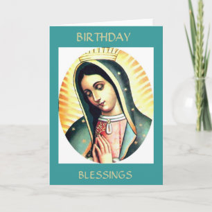 Tarjeta Bendiciones de cumpleaños