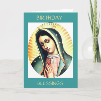 Tarjeta Bendiciones de cumpleaños