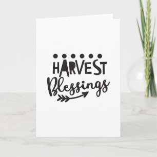 Tarjeta Bendiciones de la Cosecha