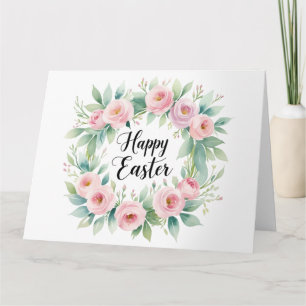 Tarjeta Bendiciones de Pascua - Greetina acuática de la Cr