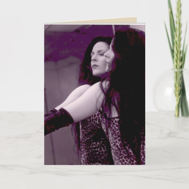 Tarjeta ¡Bendiciones de Rosemary de la diosa! (Anverso)