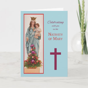 Tarjeta Bendiciones del Día de la Fiesta de la Madre Santa