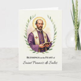 Tarjeta Bendiciones del Día de la Fiesta de San Francisco 