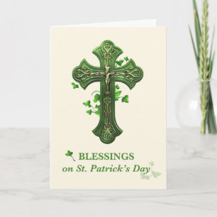 Tarjeta Bendiciones en el Día de San Patricio