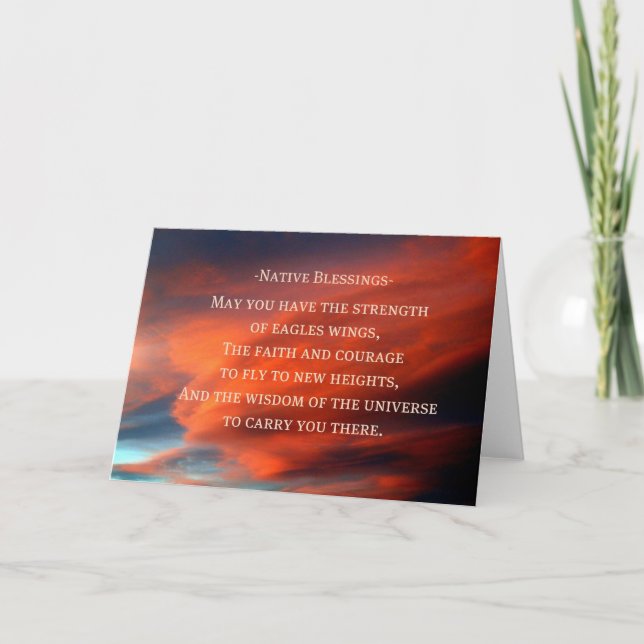 Tarjeta Bendiciones nativas (Anverso)