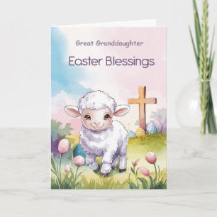 Tarjeta Bendiciones personalizadas de Pascua para seres qu