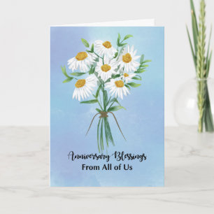 Tarjeta Bendiciones por aniversario de bodas de todos noso