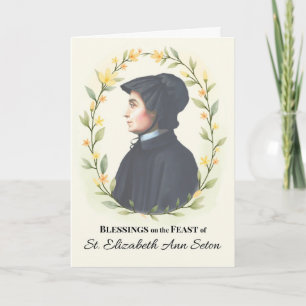 Tarjeta Bendiciones por el Día de la Fiesta de Santa Eliza