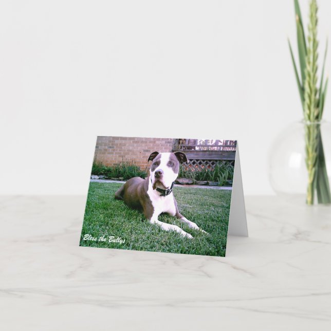 Tarjeta Bendiga el notecard de Bullys (Anverso)