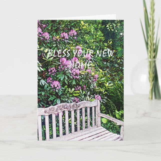 TARJETA BENDIGA SU NUEVO HOGAR (Anverso)