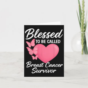 Tarjeta Bendita De Ser Llamada Sobreviviente De Cáncer De