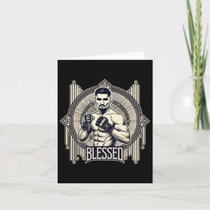 Tarjeta Bendita Mma Bjj Kickboxing Muay Thai Boxing Cage F