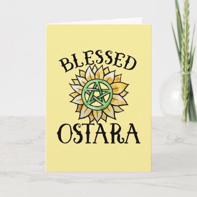 Tarjeta Bendita Ostara (Anverso)