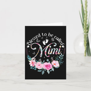 Tarjeta Bendita Que Se Llame Día de la Madre Floral Mimi C
