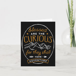 Tarjeta Bendito Es El Curioso Tendrá Aventuras Shir