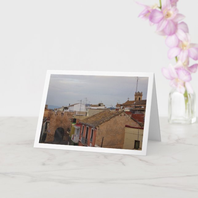 Tarjeta Benisanó Portrait, Valencia España, España (Orquídea)