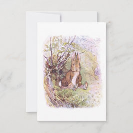 Tarjeta Benjamin Bunny (de Beatrix Potter)