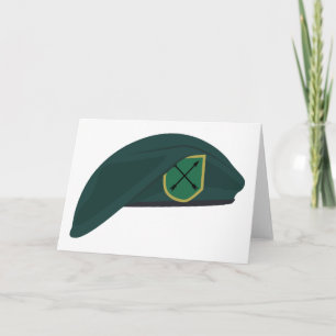 Tarjeta Beret verde