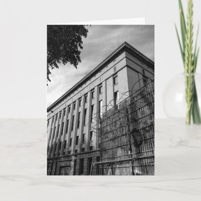Tarjeta Berlín Berghain (Anverso)