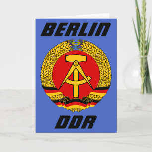 Tarjeta Berlín, DDR - República Democrática Alemana