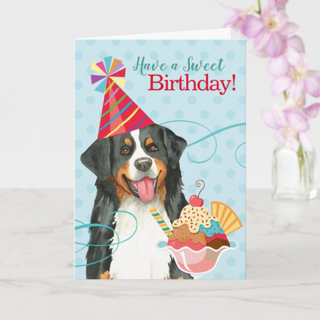 Tarjeta Berner de cumpleaños dulce (Orquídea)