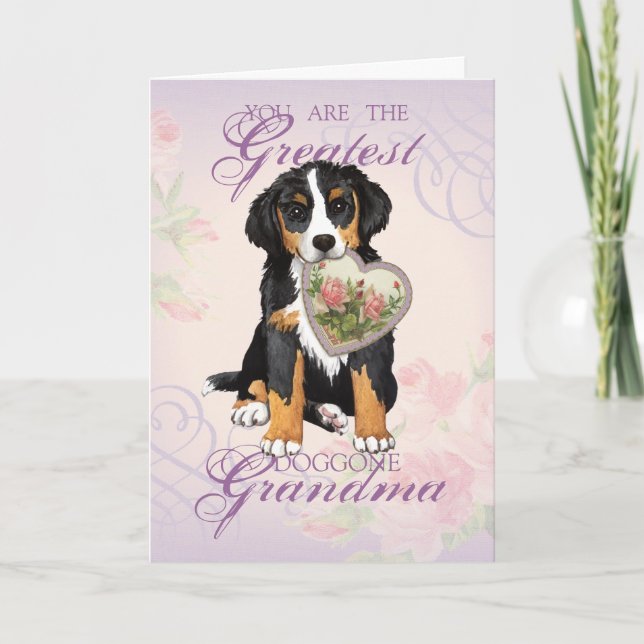 Tarjeta Berner Heart Grandma (Anverso)