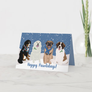 Tarjeta Bernese Leonberger Great Pyrenees Saint Bernard