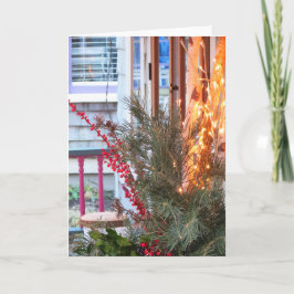 Tarjeta Berries y Luces de vacaciones - Viñedo de Martha