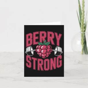 Tarjeta Berry Strong - Fitness Weightrising Bodybuilding