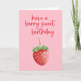 Tarjeta Berry Sweet Birthday Card