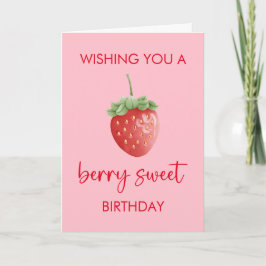 Tarjeta Berry Sweet Happy Birthday Card