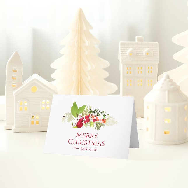 Tarjeta Berry y acuarela verde (Subido por el creador)