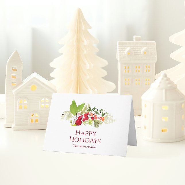 Tarjeta Berry y acuarela verde (Subido por el creador)