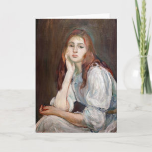 Tarjeta Berthe Morisot - Julie soñando