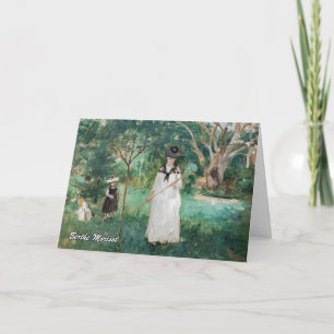 Tarjeta Berthe Morisot - La caza de mariposas