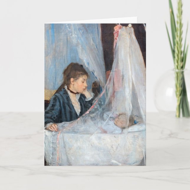 Tarjeta Berthe Morisot - La cuna (Anverso)
