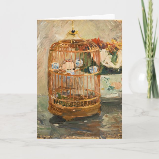Tarjeta Berthe Morisot - La jaula (Anverso)