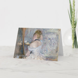 Tarjeta Berthe Morisot - Mujer en su tocador